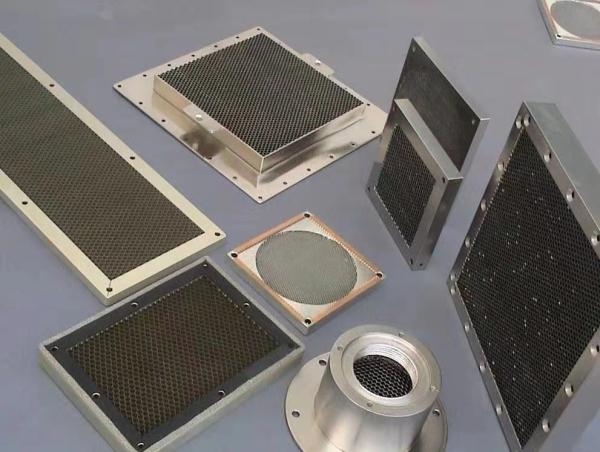 Alto fluxo de ar de peso leve de favo de mel Ventiladores de ondas com resistência à alta temperatura