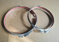 Clamps de tubos de carga pesada de 80 mm galvanizados