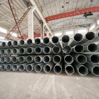 3.75mm 4.0mm Galvanized Structural Steel Tubing Electric Transmission Metal Power Pole