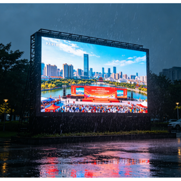 Used P3.91 Outdoor IP65 Waterproof LED Screen 500x1000mm Rental LED Video Wall for Events