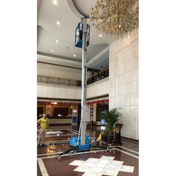 8M Aluminium Alloy 136kg Single Mast Lift