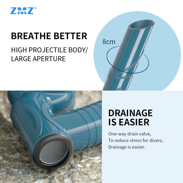 Portable Dive Gear Kit Full Silicone Scuba Free Diving Adult Snorkel Mask