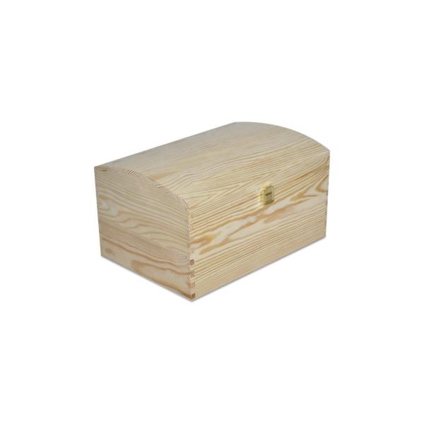 Wooden Keepsake Box Treasure Chest Memory Storage Trunk Wood Gift Art Craft for Valuables, Toys & Tools Storage Box