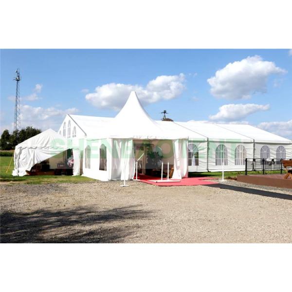 Marquee Wedding Outdoor Party Tent 300 Guests Hard Pressed Extruded Aluminum Alloy