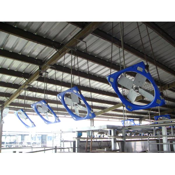 Ventilador industrial moderno Velocidade do vento 5m/s a 6 metros de distância para fluxo de ar superior