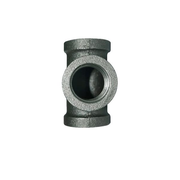 Tee DN15 Threaded Cast Malleable Iron Pipe Fittings