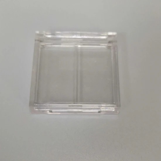 JL-EC208 Square 2 Pans 2 Colors Empty Eyeshadow Case Custom