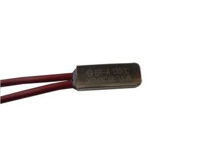 Single Phase AC Electric Motor Thermal Protection , 120℃ Snap–Action Disc Thermostat