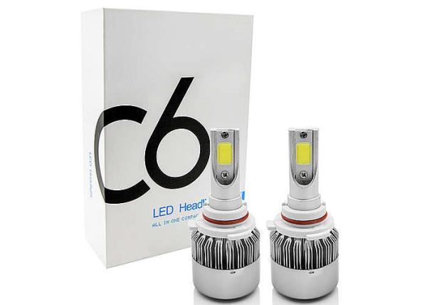 36W 3800LM C6 Led Headlight 9005 H1 H3 H4 H7 H9 9004 6000k Led Headlights