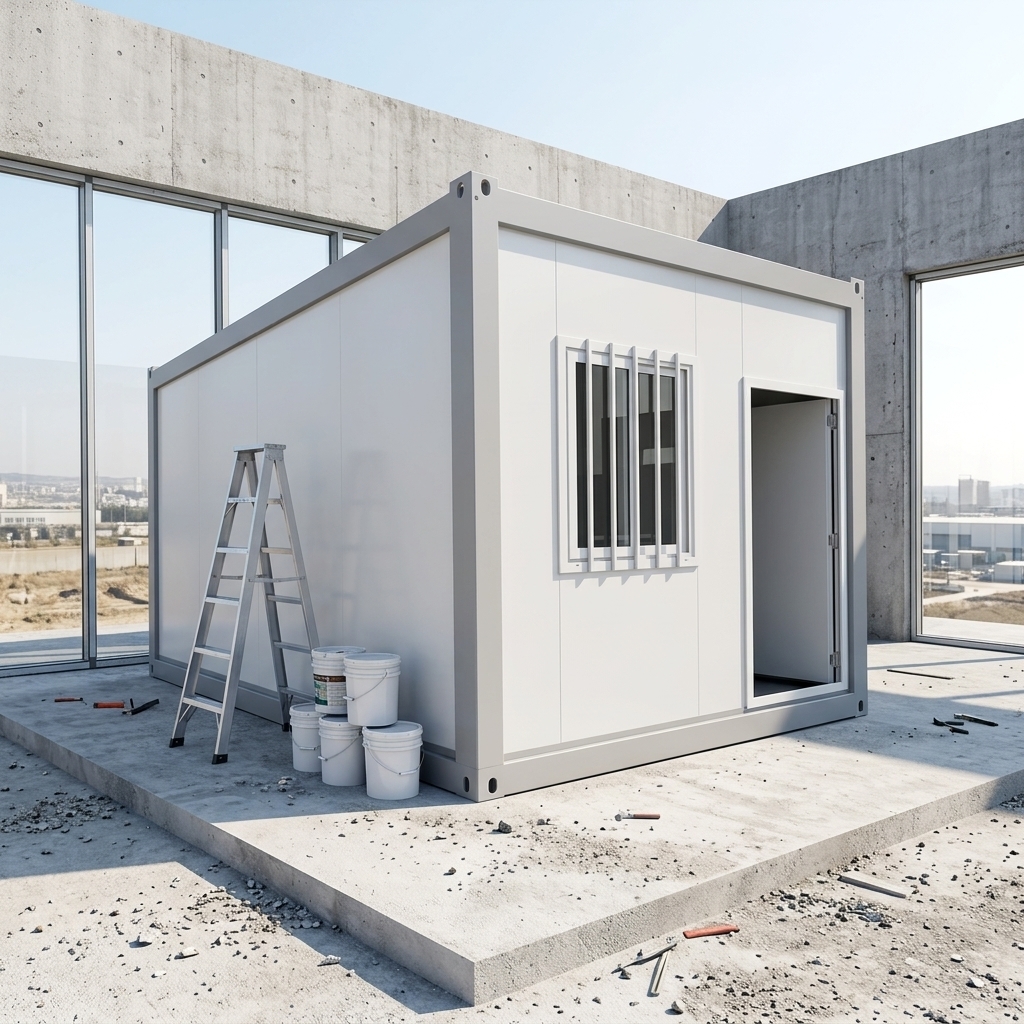 20ft Folding Office Prefab Container House Modular Apartment Living Room Tiny