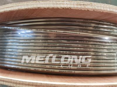 ASTM B423 Control Line Tubing Incoloy 825 Hydraulic Control Line For Gas Wells
