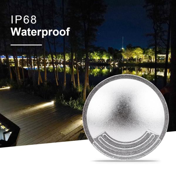 2W IP67 LED Iluminação interna exterior Ultra fino Diâmetro 55mm LED Walkover luzes