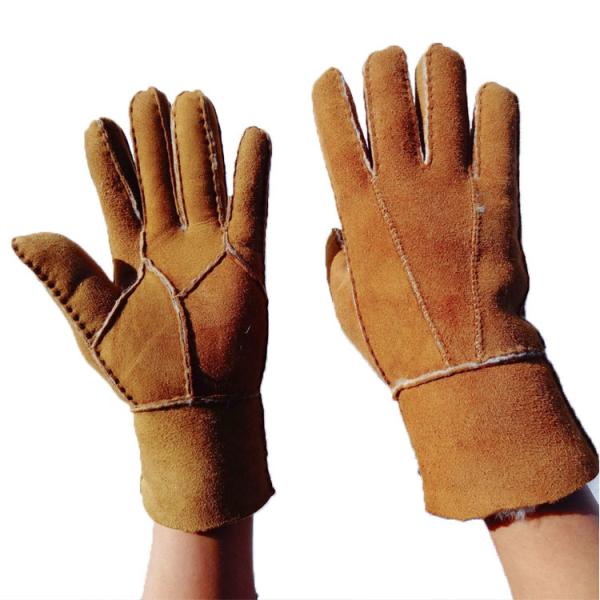popular shearling sheepskin Gloves sheepskin double face gloves motorcycle gloves men women gloves
