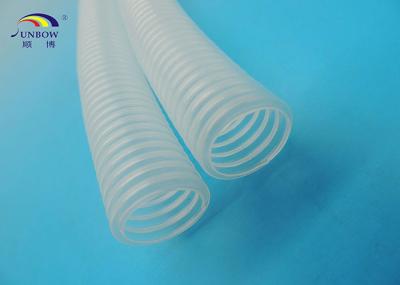 Plastic Corrugated Pipes / Tube PP PE PA Moulded Clear Corrugated Tubing