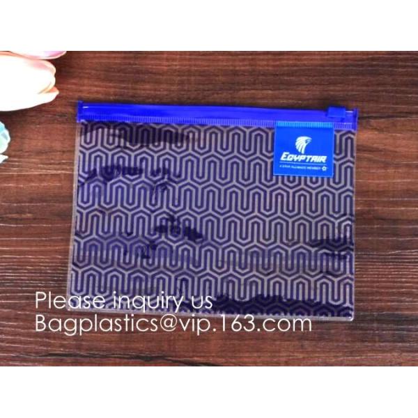 Travel Toiletry Bag, Waterproof PVC Cosmetic Pouch Organizer, Quart Size Zipper Wash Bags Carry-on Luggage for Women Men