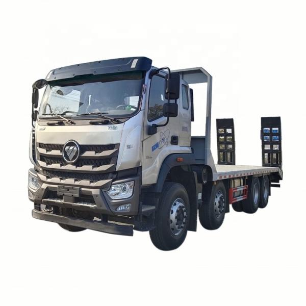 FOTON 8x4 30 tonnes camion à lit plat véhicule de transport à lit plat bas 12 vitesses boîte de vitesses