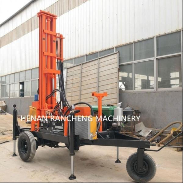 RCF150W 150m Wheel Mounted Water Well Borehole Drilling Rig For Water Well
