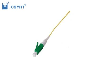 Resistência mecânica excelente do único modo da trança da fibra ótica da cor do amarelo do PVC