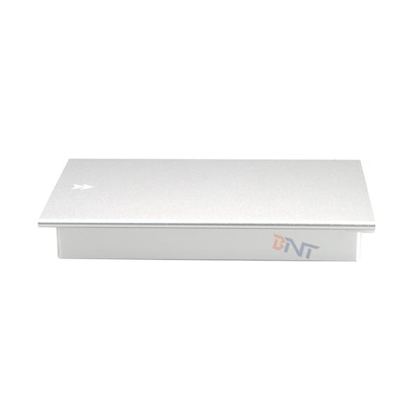 Aluminum alloy office table flush mount European power slide cover desktop socket