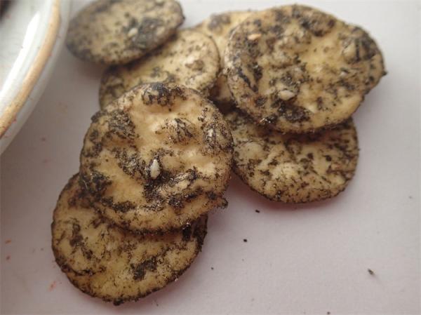Biscoito do arroz do sésamo do preto dos biscoitos 5kg do arroz de Senbei do sabor do milho