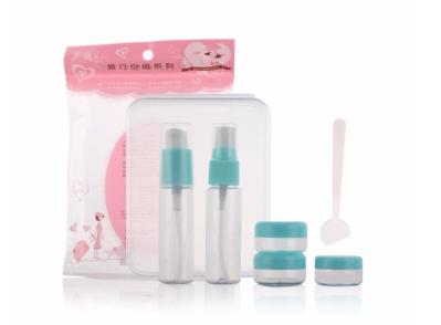 Non Spill 6PCS Travel Bottle Set Plastic Cosmetic 120ml With Pump Sprayer