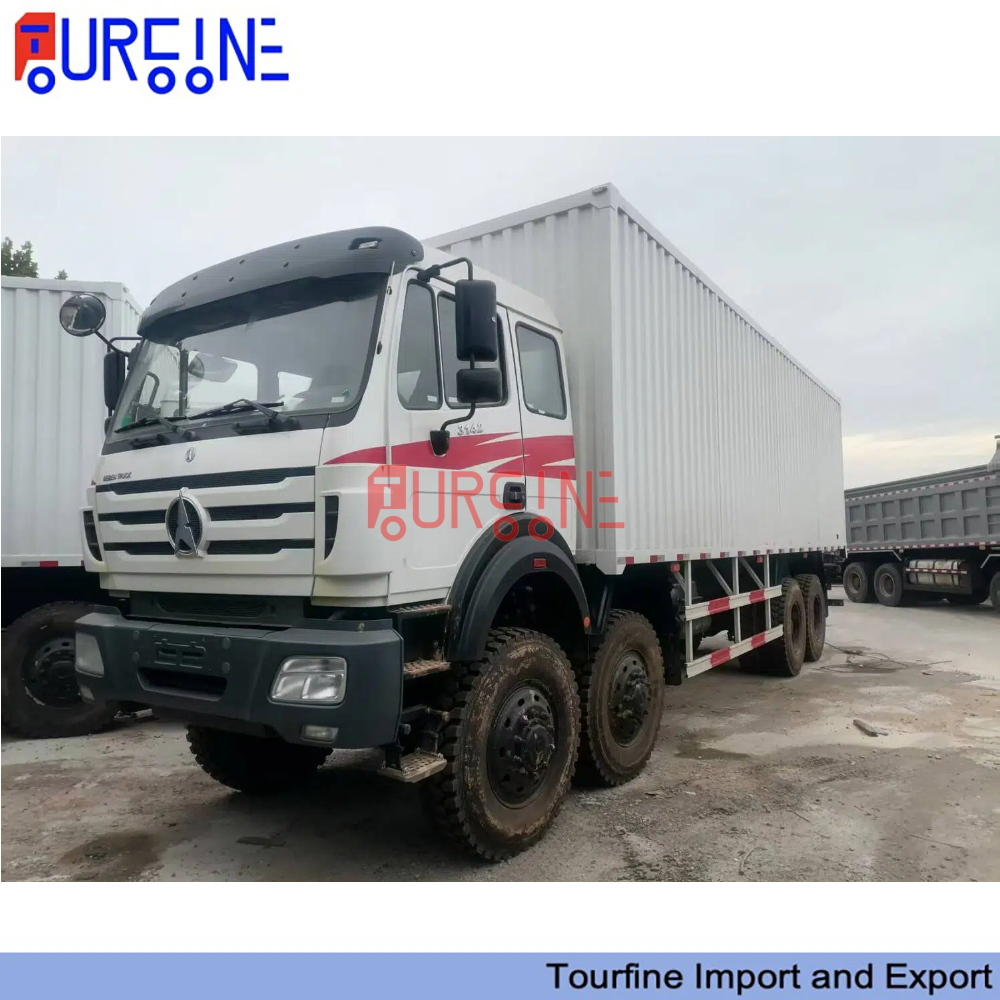 BEIBEN 8×8 Van Truck 420HP Heavy Duty Cargo Delivery Truck