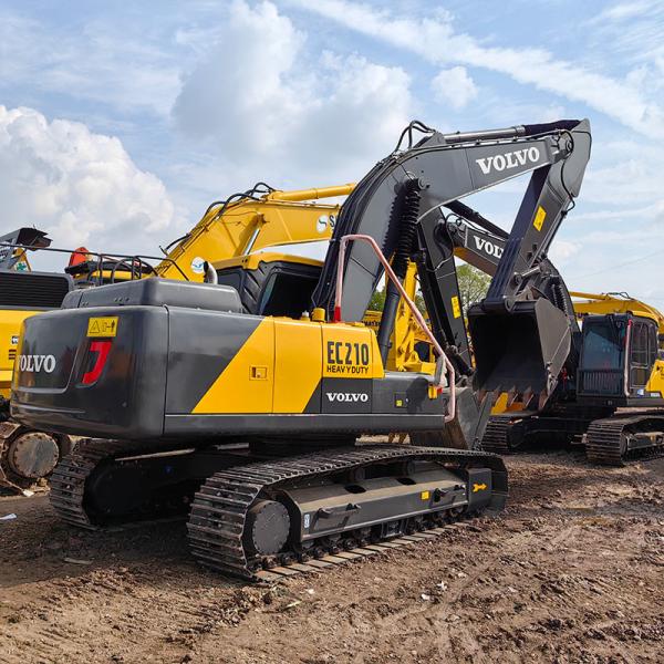Volvo EC210 Used Hydraulic Excavator 21 Tonnage 123KW 1.0m3 Bucket Capacity