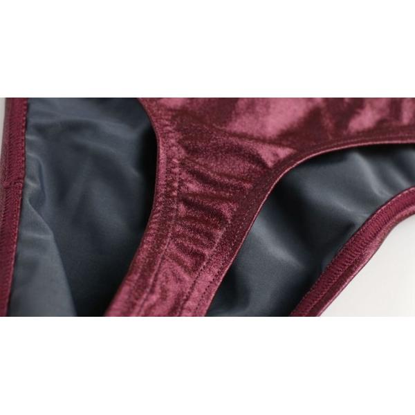 Mens String Bikini Briefs Underwear Man Black Red Grey Faux Leather Thongs Sexy Tanga T Back