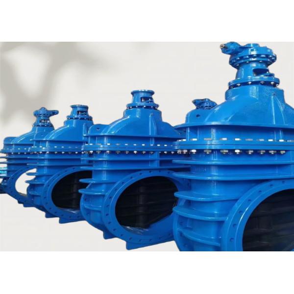 Large Diameter High Pressure Concealed Stem Gate Valve with Elastic Seat Seal and 18 Months Warranty