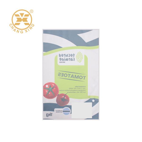 Eco-friendly 1kg Saco de embalagem de vegetais Supermercado Frutas PE de plástico
