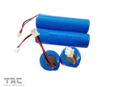 Bateria de íon de lítio 3.7V 18650 recarregável de Panasonic para a luz exterior do diodo emissor de luz