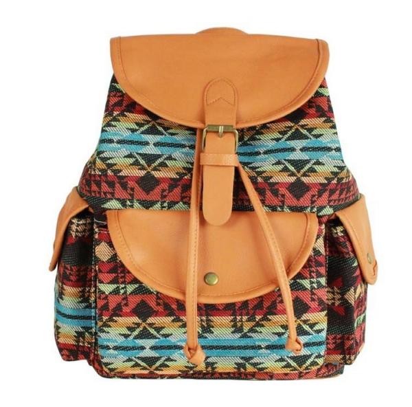 2016 retro wave of men and women leisure travel bag backpack schoolbag