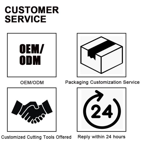 Forno de carburo sólido Ferramenta de corte por CNC Forno de arma de perfuração profunda