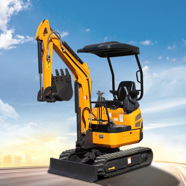 Мини, который катят экскаватор XN16 1,6 тонны гидравлического backhoe
