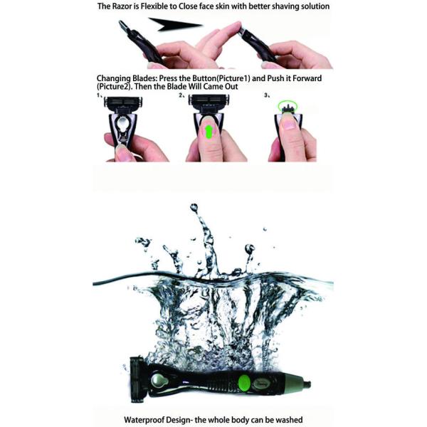 Customized Hair Beard Trimmer For Beard Styling , Easy Control Electric Hair Cutter