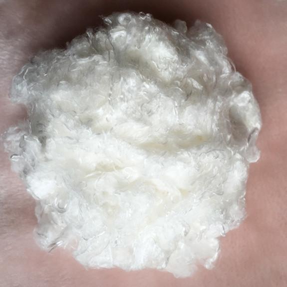 Recycled Raw White Low Melt Polyester Staple Fiber 100% Virgin 4D * 51MM