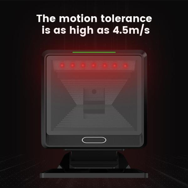 High Performance 2D QR Code Reader Automatic Scanning Platform CMOS USB Wired Desktop Barcode Scanner