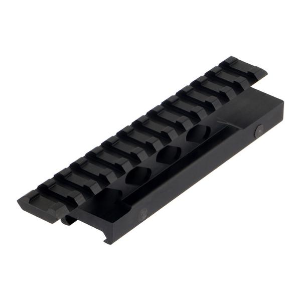6061 Aircraft Grade Aluminum Riser Mount High Profile 5.5 Inch L / 13 Slot