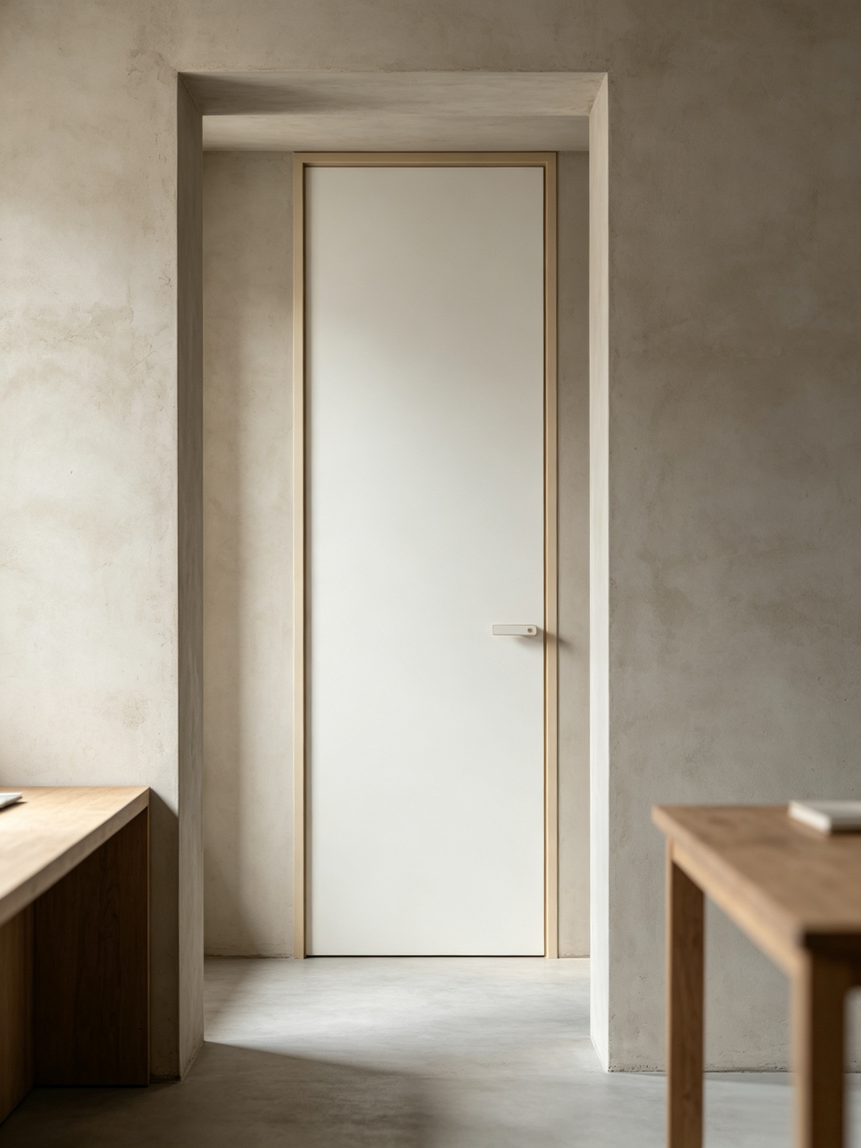Custom Size T6-T5 Aviation-grade Aluminum Wood Composite Soundproof Interior Door with 304 Stainless Steel Hardware