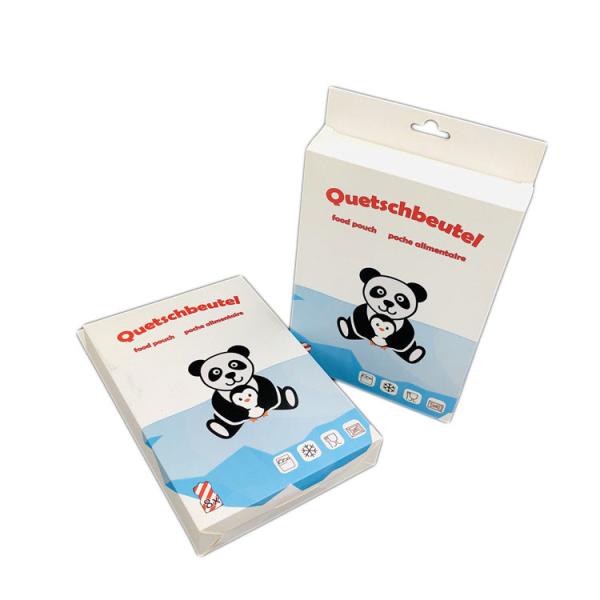 Caixa de empacotamento de papel do cartão dobrável do furo 350g do gancho