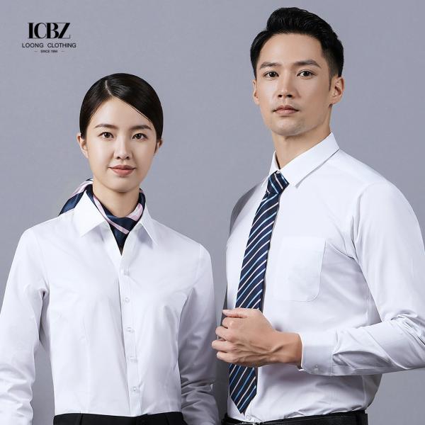 Camisas de vestido branco formal masculino com algemas francesas e mangas cheias em estilo casual