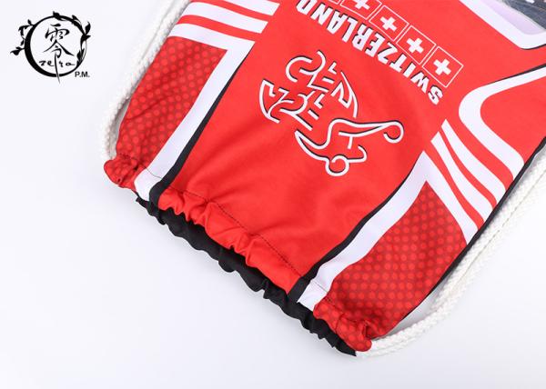 Customized Switzerland Soccer Team Cinch Gym Bag Decoration Training With Logo
