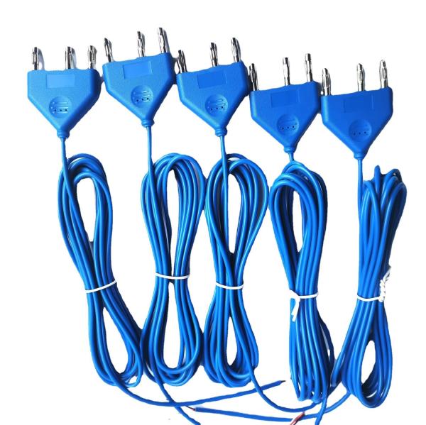 Customize High Frequency 3 Pin Plug Disposable ESU Pencil Cable Electrosurgical Pencil Wire Electric Knife Wire