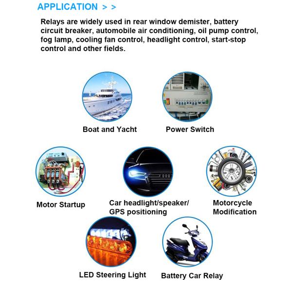 150A Camión pesado Relé automotriz 24V Relé de arranque de automóvil para precalentamiento del vehículo