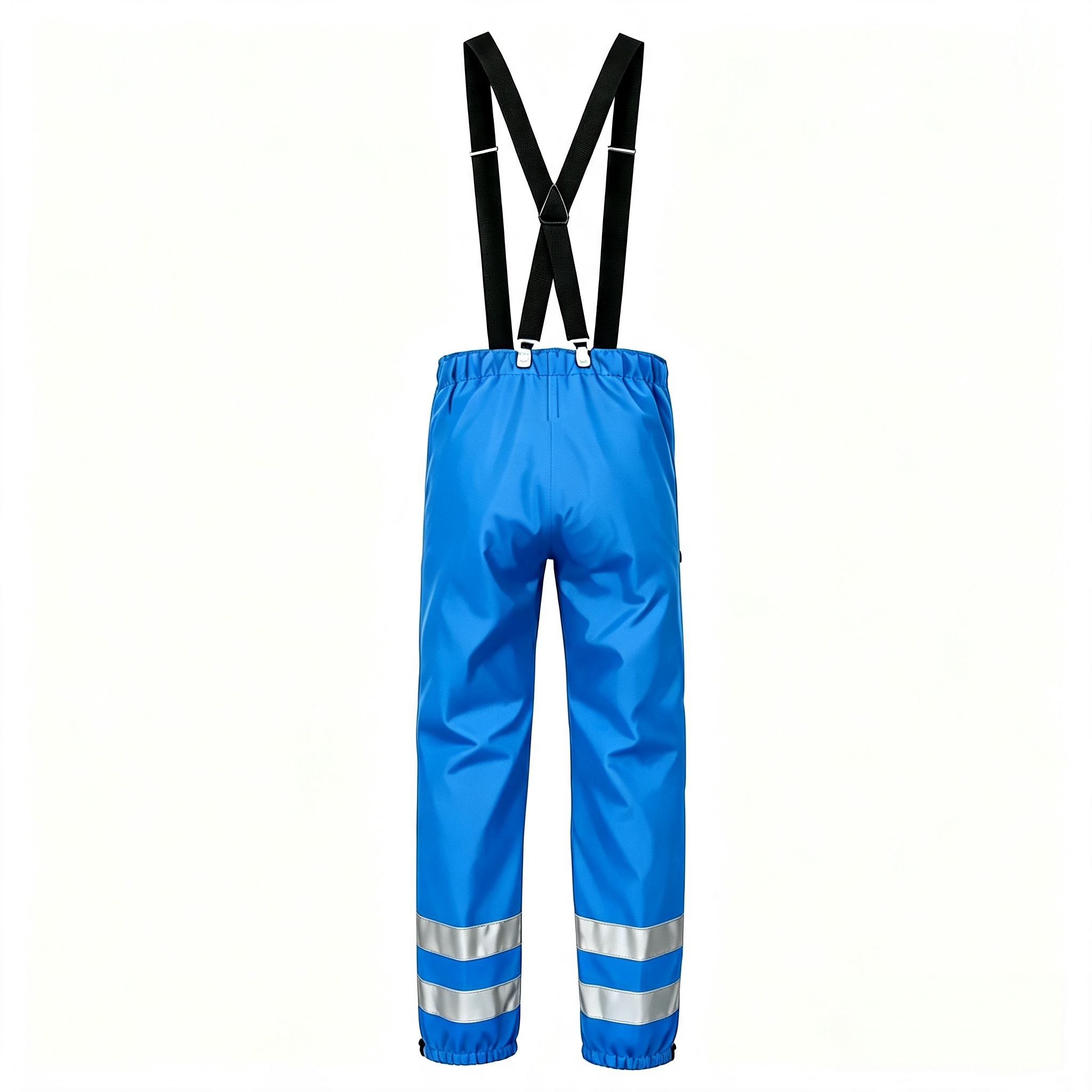 Impact Resistant Waterproof Bib Trousers Reflective Waterproof Brace Trousers Lightweight