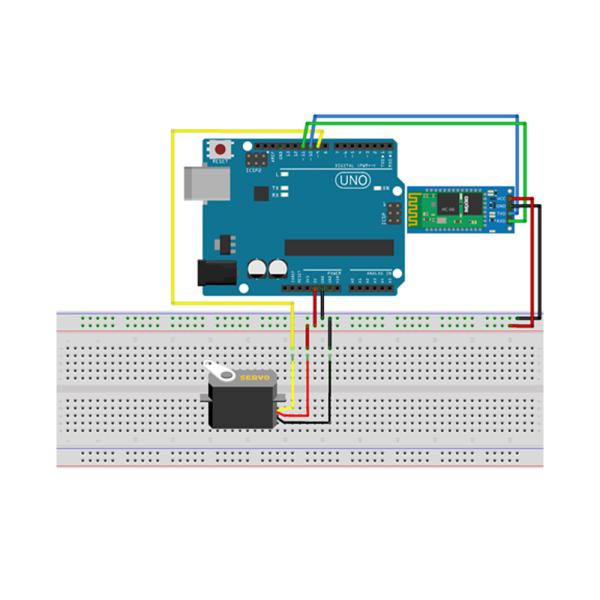 4 Pin HC-06 Wireless Transeiver Wifi Sensor Module For Smart Robot Car Projects