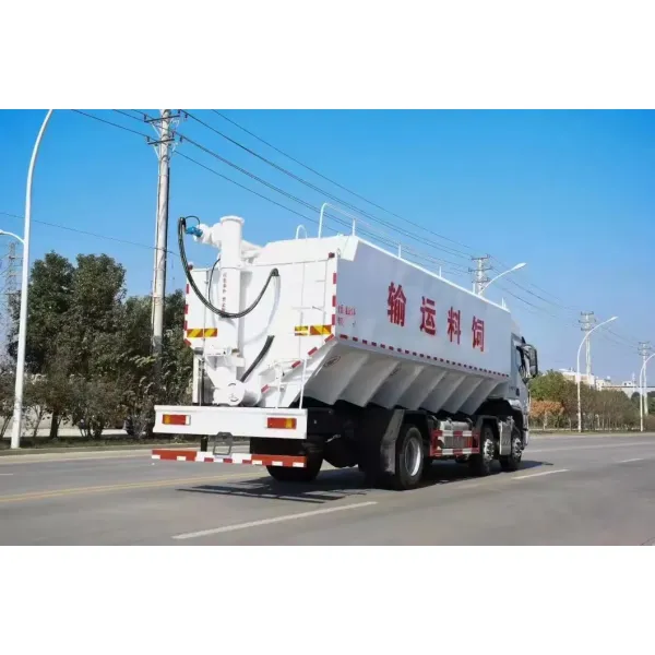 High-Capacity 47cbm Feed Transport Bulk Grain Delivery Truck
