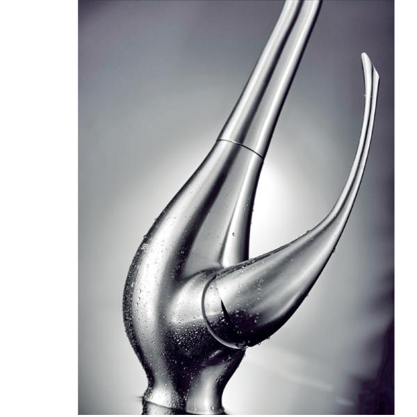 SENTO Swan kitchen mixer for bathroom design