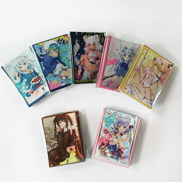 Изготовленный на заказ ИСО рукава Мтг ОПП 66кс91мм коллекционной карточки характера аниме