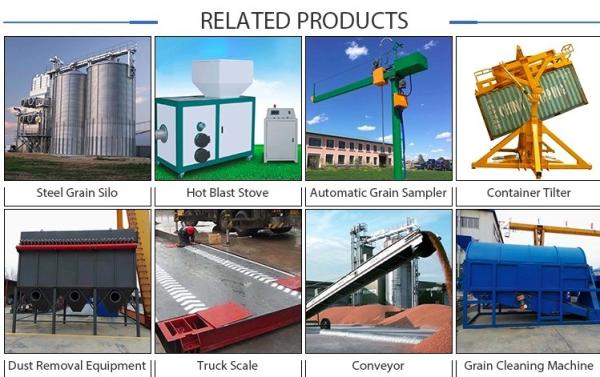 recipientes de armazenamento da grão do metal da altura do telhado 25D para produtos alimentares do amido